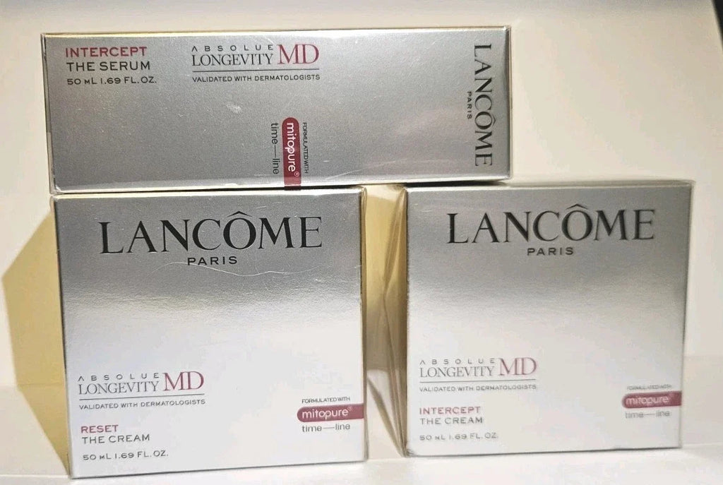 Lancôme Absolue Longevity MD Reset The Cream + Intercept Serum + Cream Set 50 mL